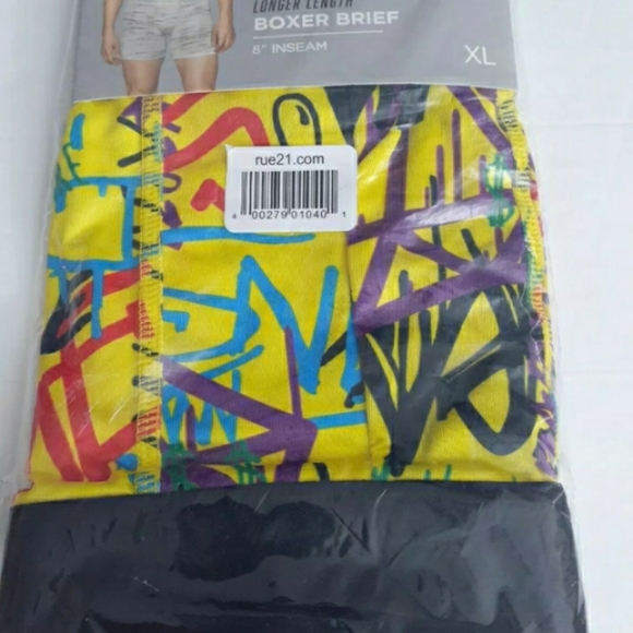 Mens size xl Lot of 3 underwear multi colored new - Picture 5 of 7